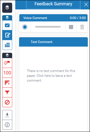 Moodle - Turnitin - Feedback Studio - Feedback Summary Panel